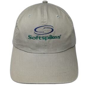 Alternative Headwear Softspikes Hat Baseball Cap Beige One Size Slideback Golf